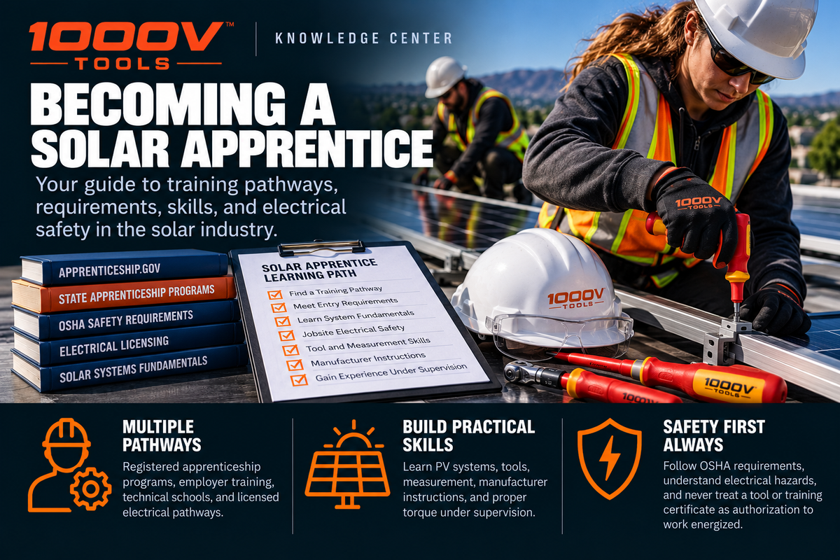 Solar Apprentice Guide: Training, Safety & Career Paths | 1000V Tools ...