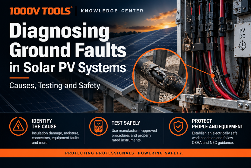 Diagnosing Solar PV Ground Faults | 1000V Tools – 1000VTOOLS, LLC