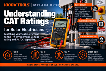 CAT Ratings Explained for Solar Testing | 1000V Tools – 1000VTOOLS, LLC
