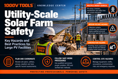 Safety Language Utility-Scale Solar Farm Safety | 1000V Tools β 1000VTOOLS, LLC