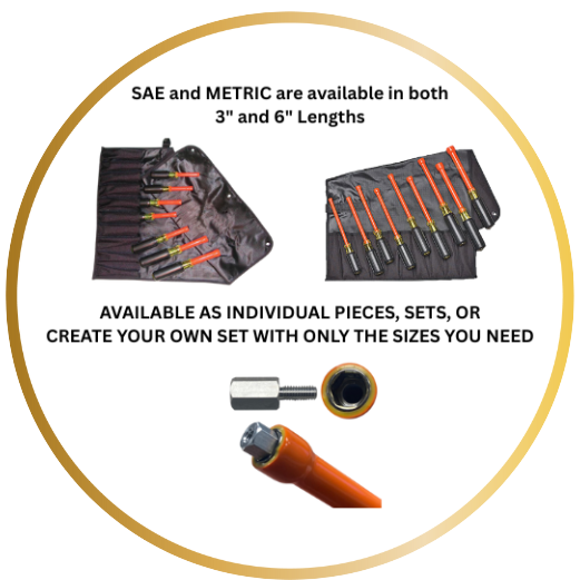 1000V INSULATED NUT DRIVERS