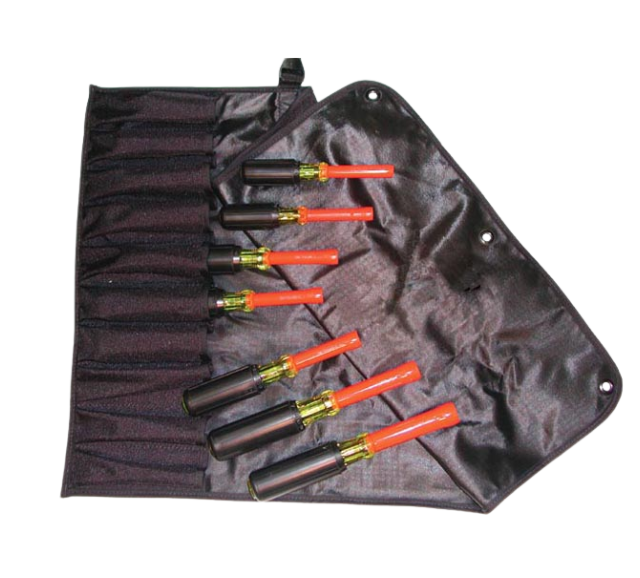 S25922L  1000V NUT DRIVER SET - SAE - 6" SHANK 9pc