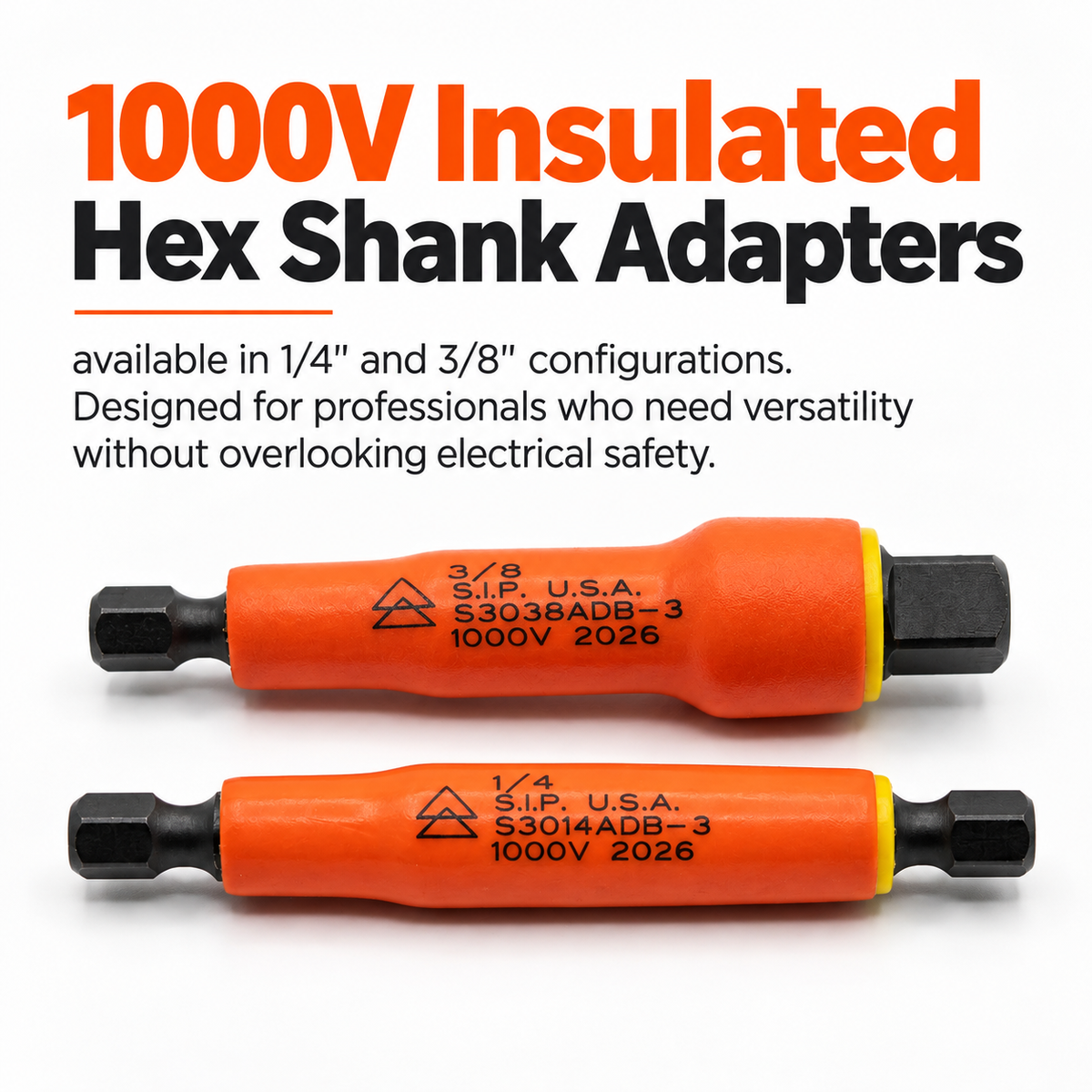 1/4" Hex Shank Impact Adapters