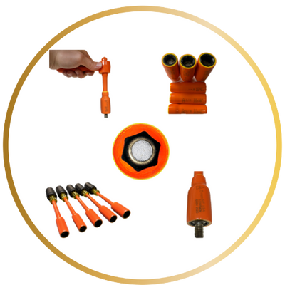 1000V INSULATED SPRING LOADED DEEP WELL SOCKETS