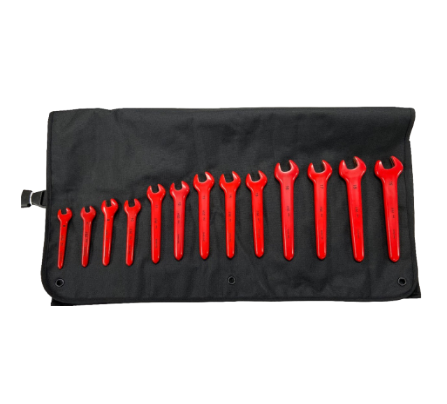 S241713NS - 13 Piece SAE Non-Sparking Non-Magnetic Open End Wrench Set