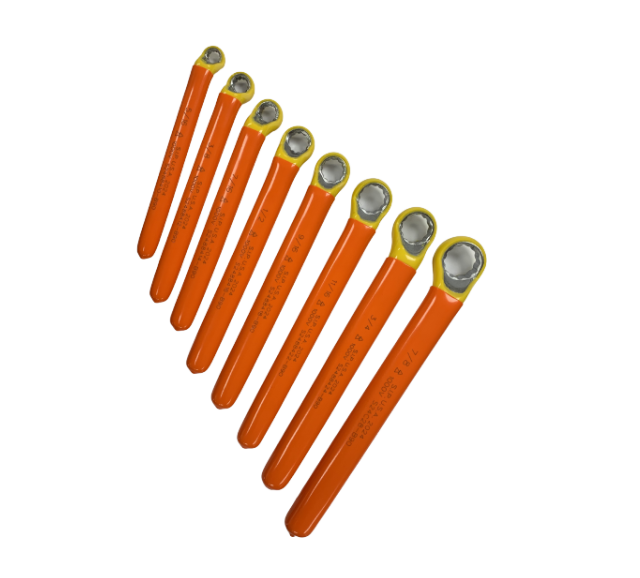 13 PIECE OFFSET BOX WRENCH SET (Sizes 5/16" - 1-1/2" w/Tool Roll)