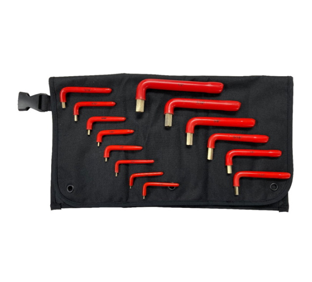 S2610214NS - 14 Piece Metric Non-Sparking Non-Magnetic Hex Wrench Type "L" Set
