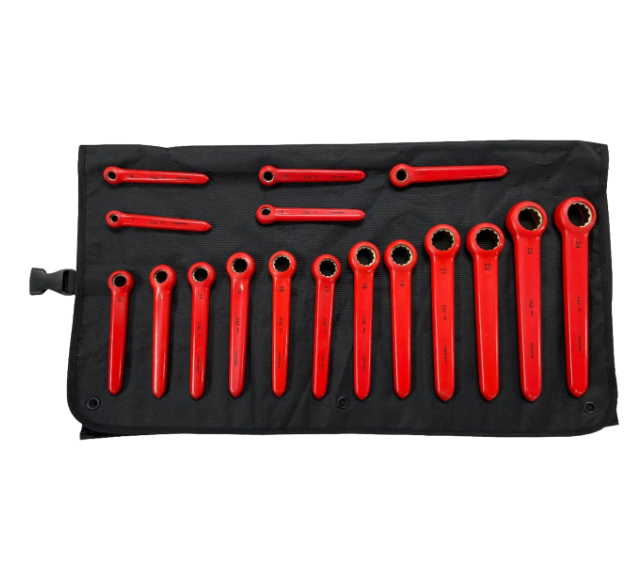 S241818BNS - 17 Piece Metric Non-Sparking Non-Magnetic Box End Wrench Set