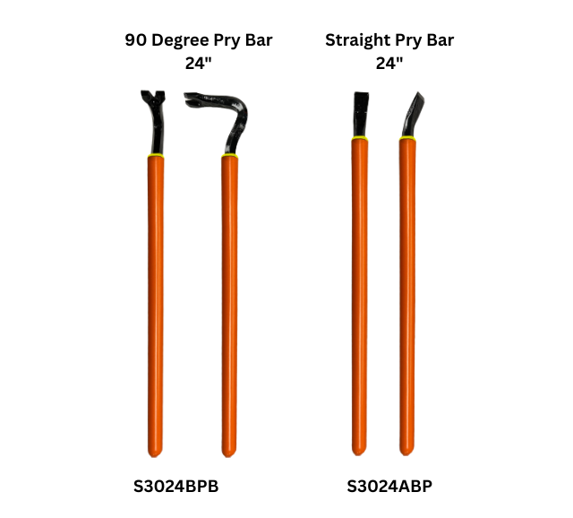 24" LONG 1000v INSULATED PRY BARS