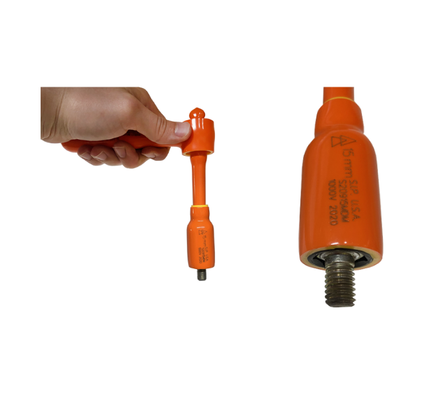 1000v Insulated SAE and METRIC 3/8" Drive Deep Spring-Loaded Magnetic Sockets