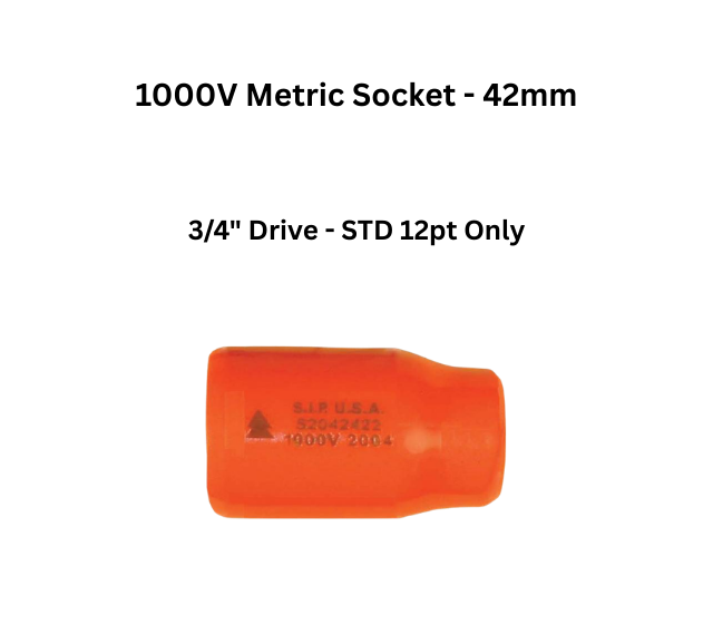 S2048142 - 1000V METRIC SOCKET 42MM