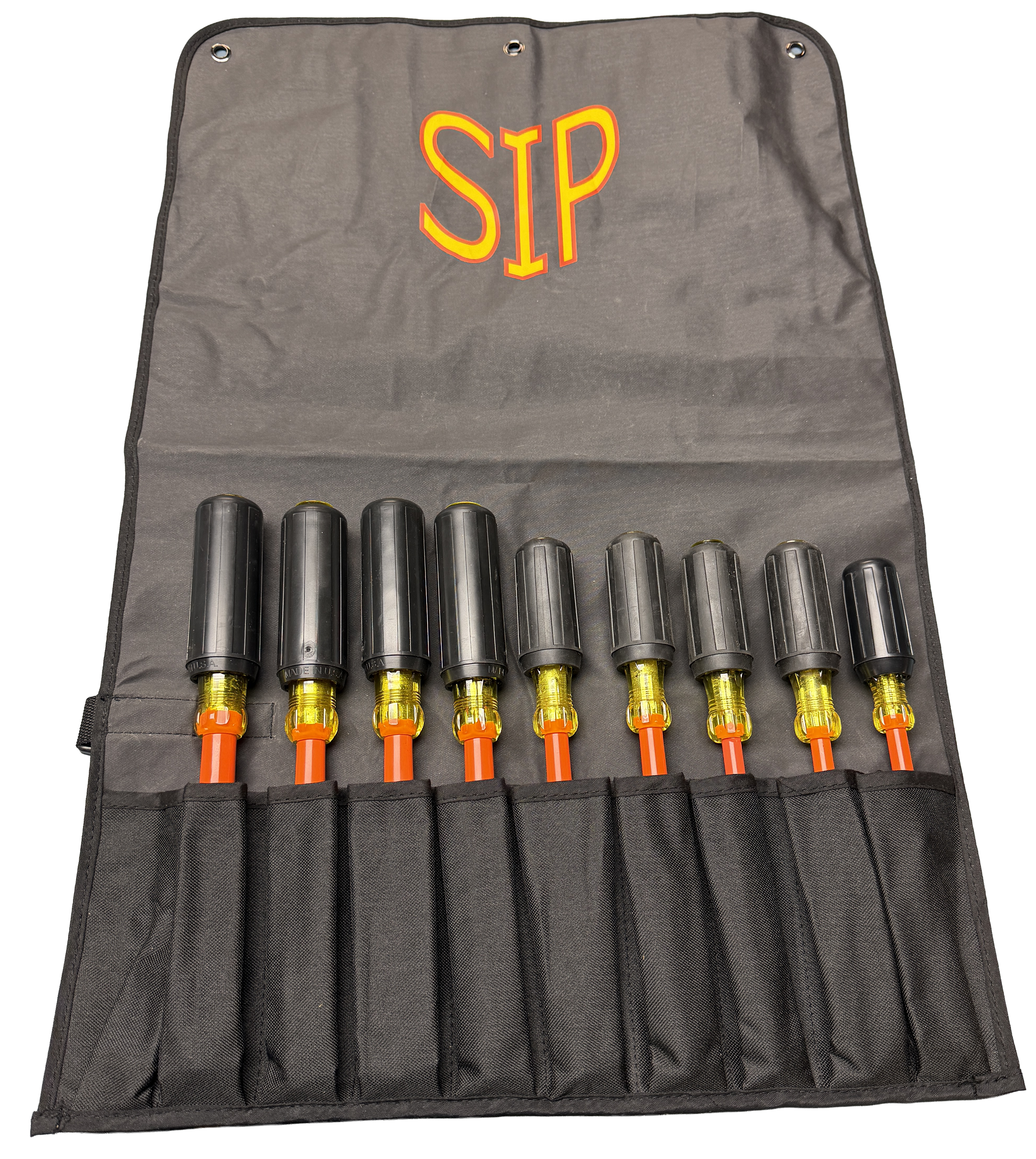 9-PIECE 1000V INSULATED 6" NUT DRIVER SET