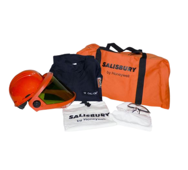 Arc Flash Coverall Kit / 12 CAL/CM2  / Hazard Risk Category 2/2*