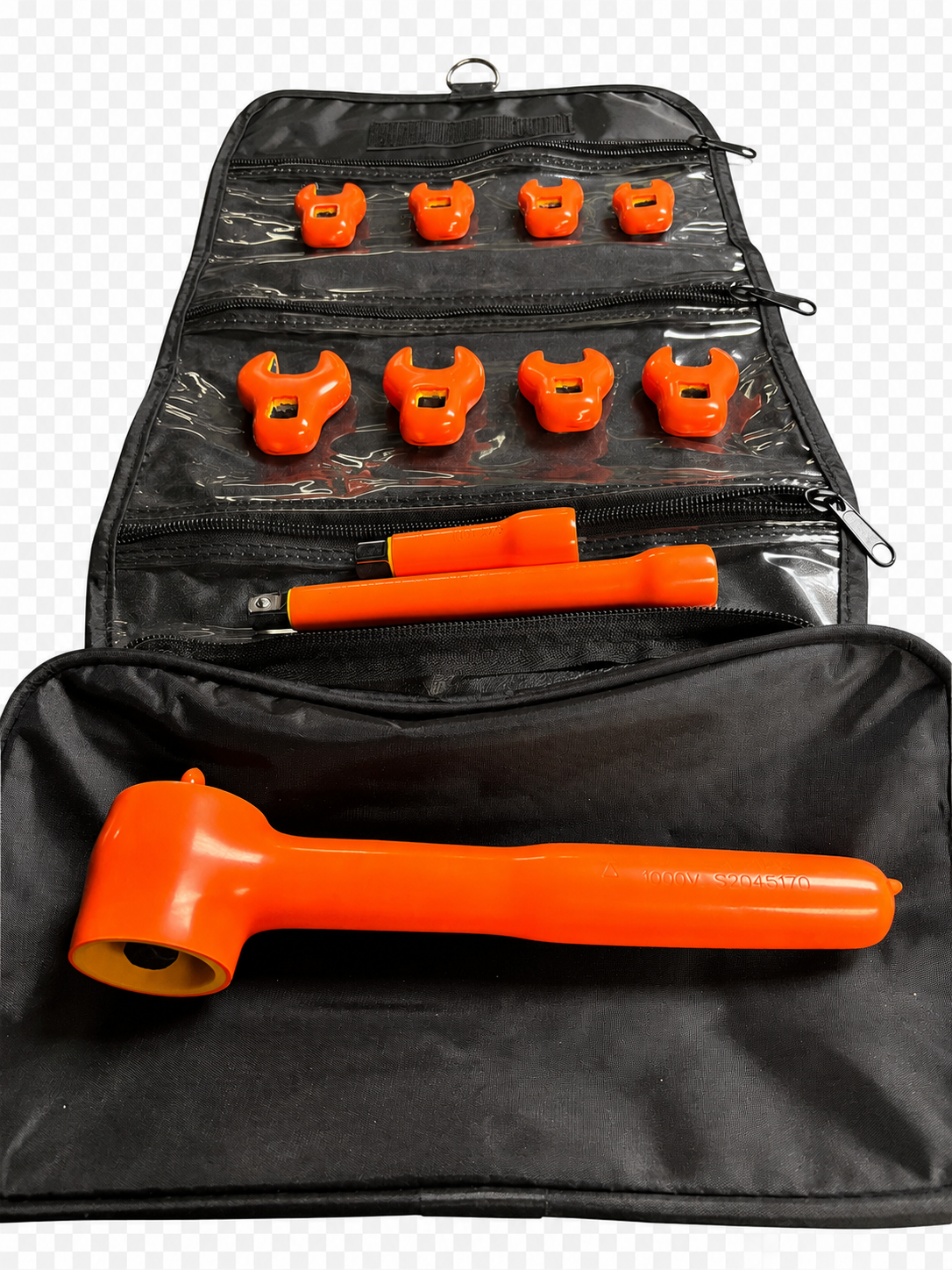 S30101911CF 1000v Insulated Metric 3/8" Drive 11 Piece Crowfoot Wrench Set (Sizes 10mm - 19mm)