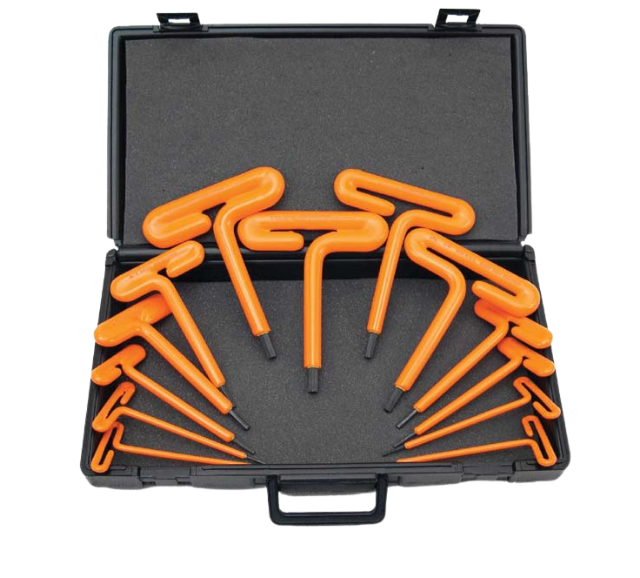 S2613P - HEX WRENCH 5/64 - 1/2" TYPE T SET 13 PCS 6" LONG