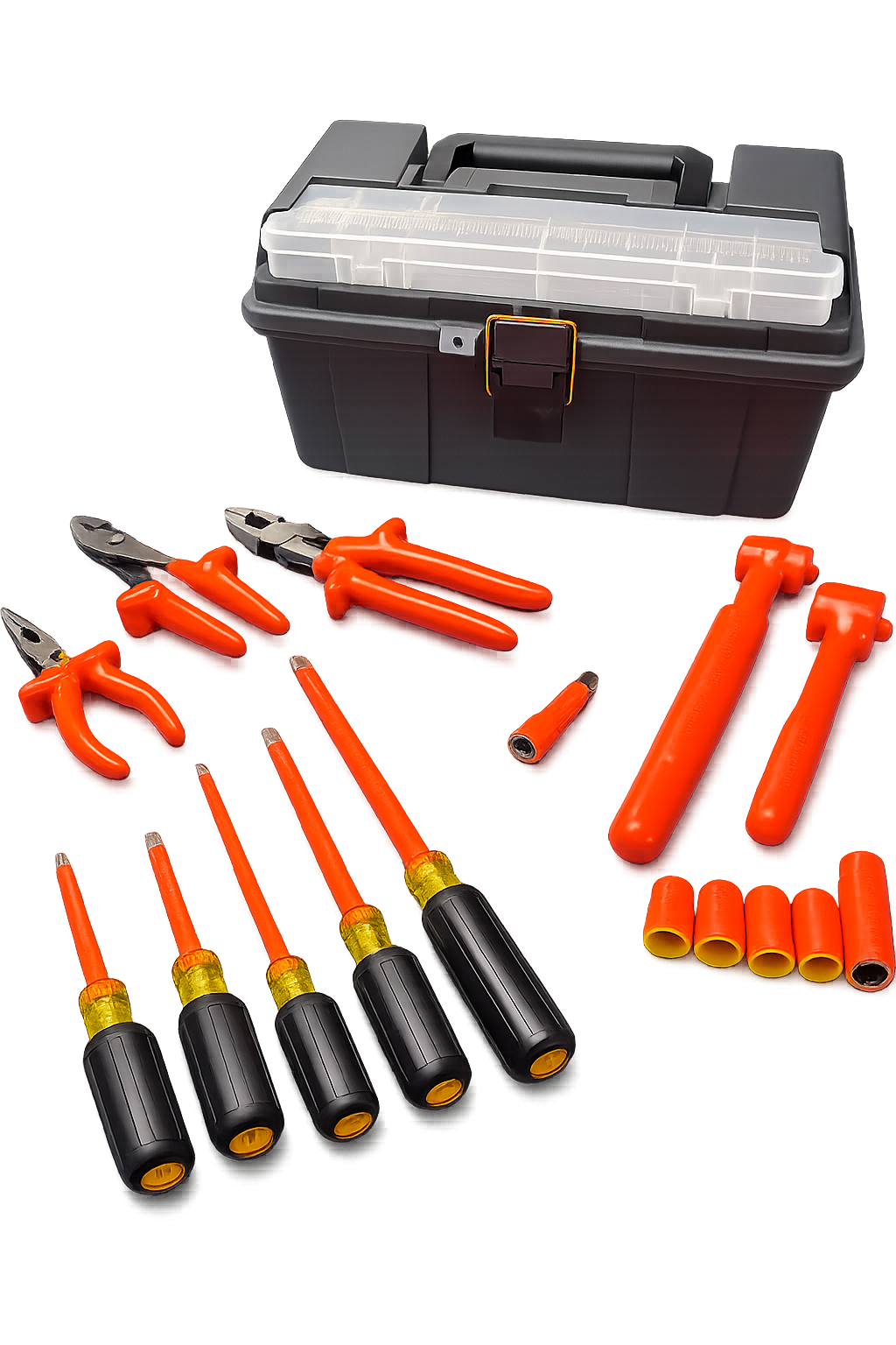 S101 TELECOMMUNICATION TOOL BOX 16 PIECES.