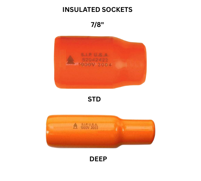 1000V  SOCKET 7/8"