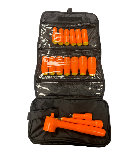 1000v Insulated Deep Spring-Loaded Magnetic Socket Sets
