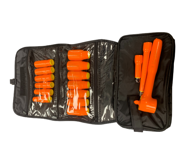 1000v Insulated Deep Spring-Loaded Magnetic Socket Sets