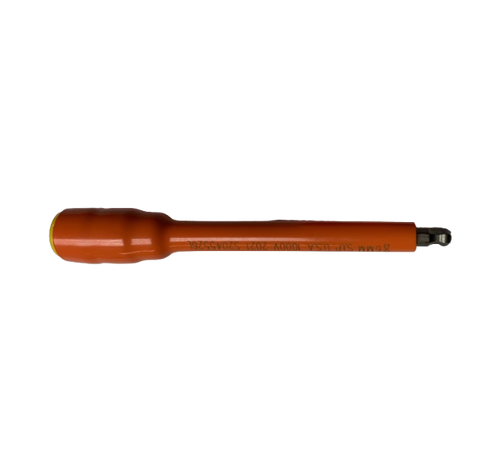 1/4" Drive SAE and Metric 1000V Insulated Hex Ball Wobble Sockets 6"