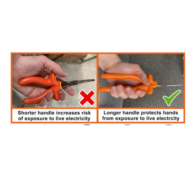 1000v Insulated Long-Handled Mini Pliers