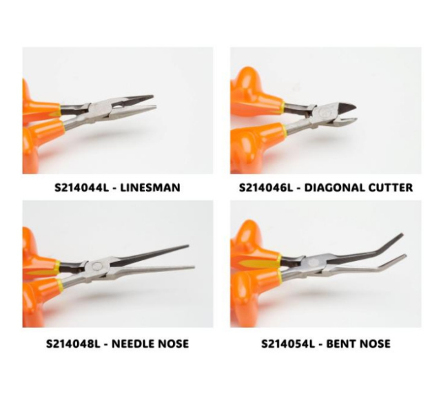 1000v Insulated Long-Handled Mini Pliers