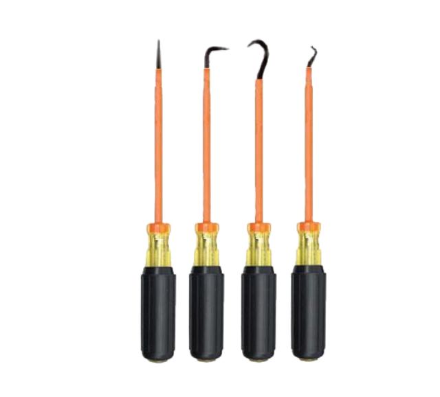 4 PIECE PICK & HOOK SET APPROX 5-1/2" OAL
