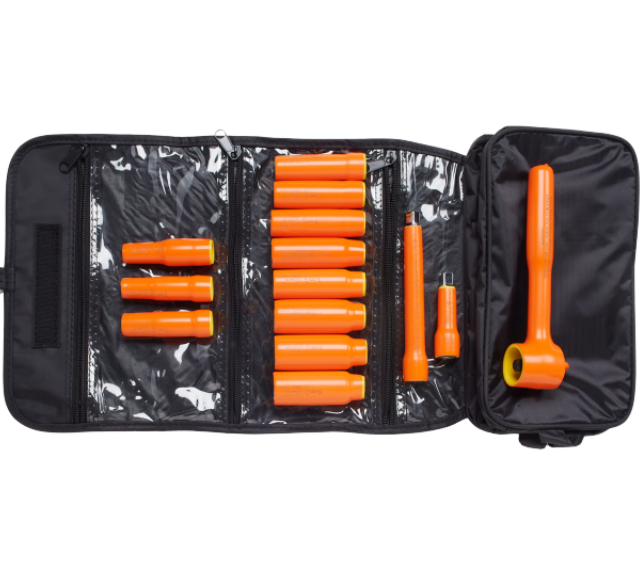 S105 - 14 PIECE 3/8" DRIVE DEEP METRIC SOCKET SET