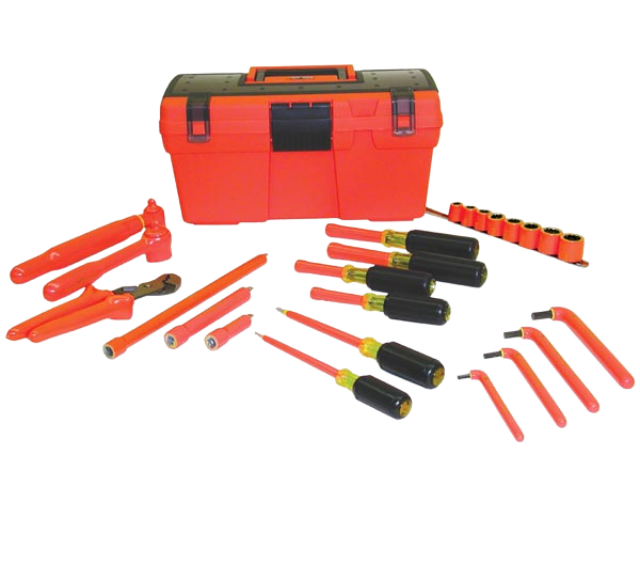 S10TK25 - 1000v INSULATED 25 PIECE OUTSIDE MAINTENANCE TOOL BOX