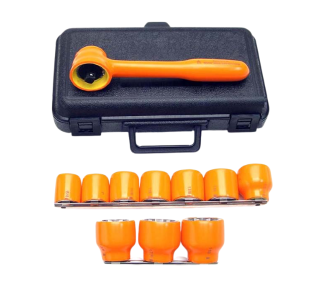 S201340 - CLOSE QUARTERS METRIC SOCKET SET 1/4" DRIVE 13 PCS