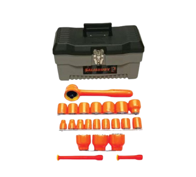 S201919 - CLOSE QUARTERS METRIC SOCKET SET 1/2" DRIVE 21 PCS