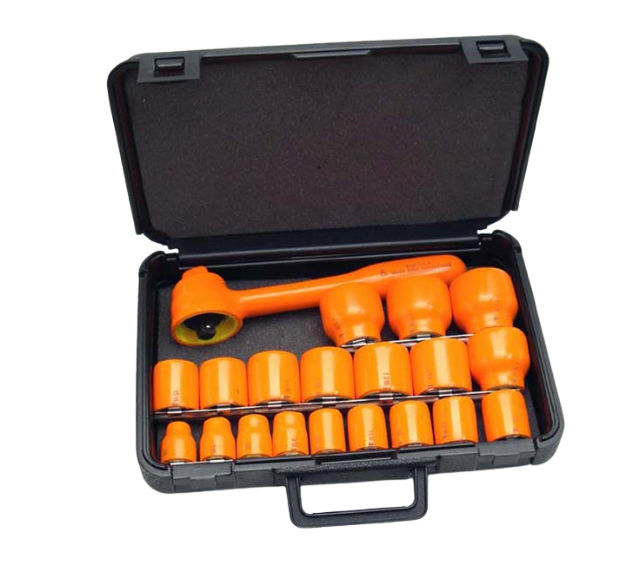 S204121 21 PCS CLOSE QUARTERS SOCKET SET 1/2" DRIVE