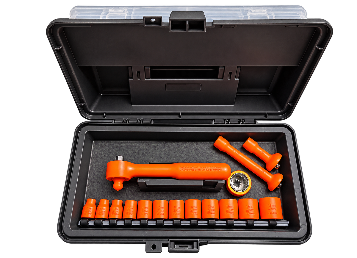 S204653 16 PCS CLOSE QUARTERS SOCKET SET 3/8" DRIVE