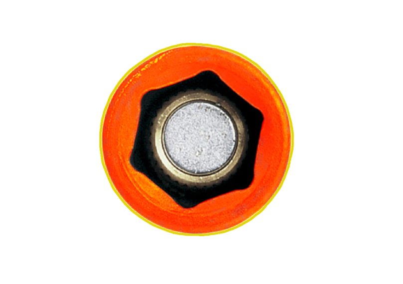 S20906DG  1/4"" Drive 3/16"" Deep Spring Loaded Magnetic Socket