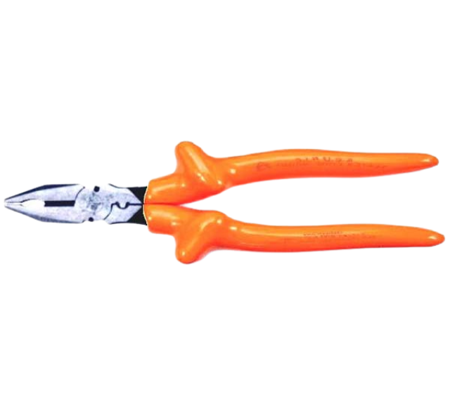 S2112098  PLIER WITH SIDE CUTTERS AND SLEEVE-CONNECTOR CRIMPING DIE 8-1/2""