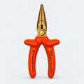 S21317-NS  1000v Insulated Non-Spark Non-Magnetic 7" Long Needle Nose Pliers with Side Cutter