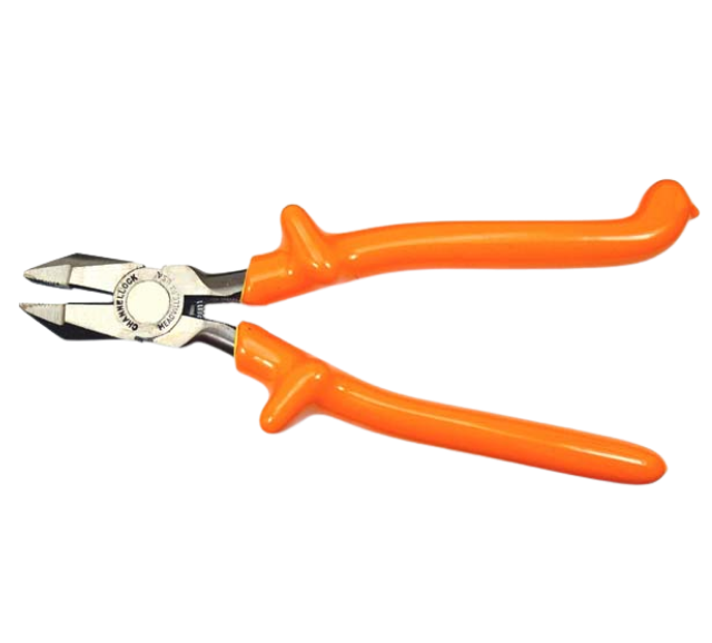 S21350-S  PLIER LINESMAN 9"" WITH COIL SPRING