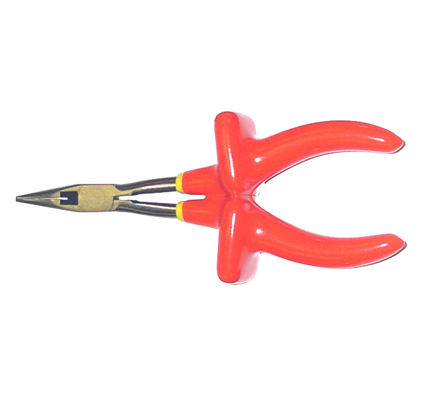 S214044 6" Long Reach Chain Nose w/Cutter Smooth Jaws Thin Profile