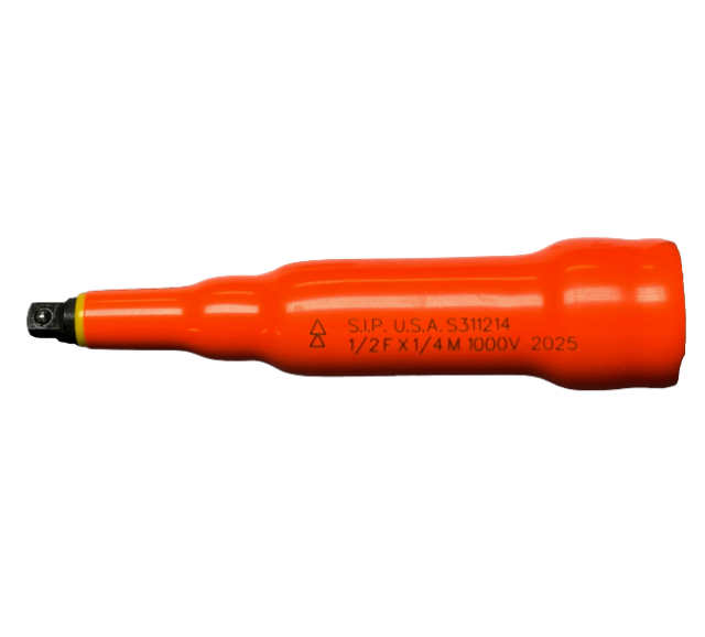 S311214  1/2"F - 1/4"M INSULATED ISOLATED IMPACT ADAPTER