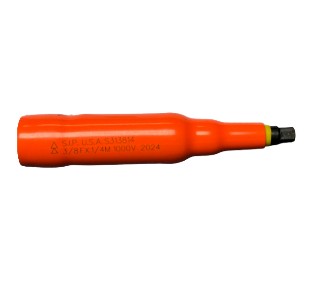 S313814  3/8"F - 1/4"M INSULATED ISOLATED IMPACT ADAPTER