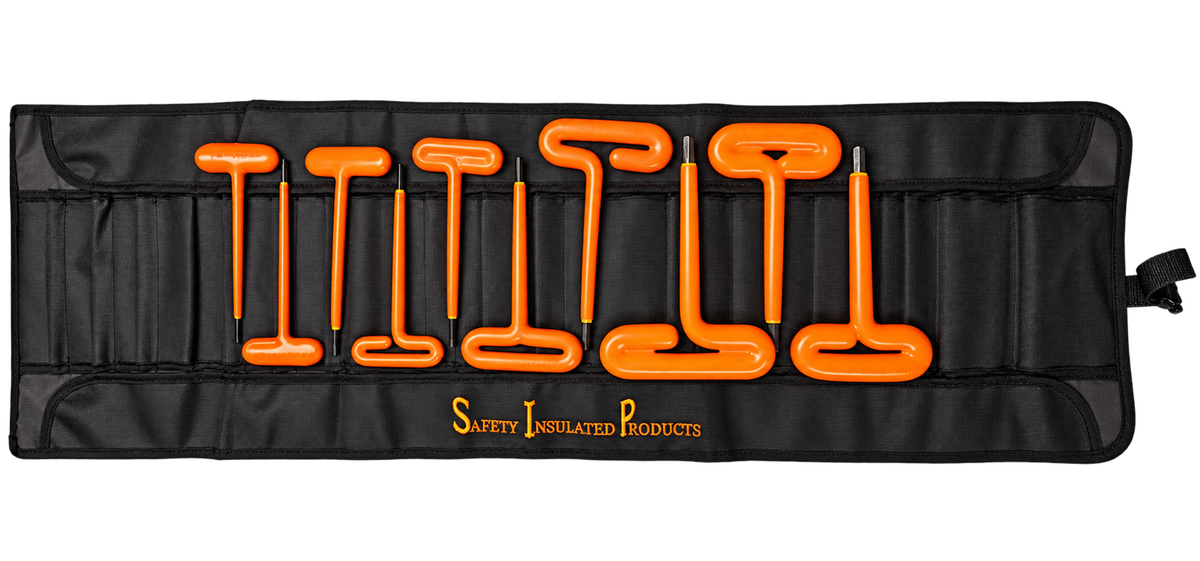 S2610M - HEX WRENCH SET 1.5MM TO 12MM TYPE T - 10 PCS 6"" LONG - S2610M | IEC 60900 Wrench